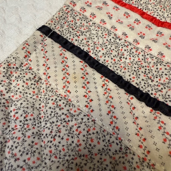 Vintage Quilted Corduroy Sears Little Girls Jumper Dress Size 5 - Picture 6 of 6